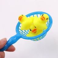 5 Pieces/Set Playing Water Toys Little Yellow Duck Baby Boys Girls Pinch Screaming Little Ducks 6-12