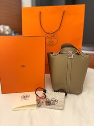 Hermes Picotin 18 etoupe 大象灰 銀扣