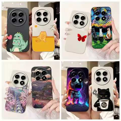 For Realme 13 Pro 5G Case RMX3990 Cute Cartoon Painted Cover Soft Silicone Phone Case For Realme 13 