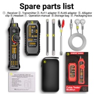 diymore M469A RJ11 เครื่องค้นหาสายมัลติฟังก์ชั่น RJ45 ป้องกันสัญญาณรบกวน เครื่องมือทดสอบสาย ผงหมึก เ