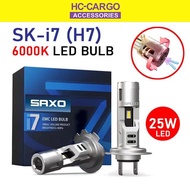 Saxo SK-i7 LED H7 BULB WHITE 6000K with Bulb Blower