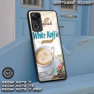 [AA34] Xiaomi Redmi Note 11 11S 11PRO Glitter Softcase | Xiaomi Coffee Motif Case