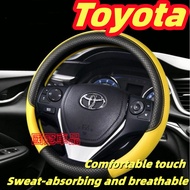 Toyota steering wheel cover YARIS ALTIS VIOS rav4 CAmry chr SIENTA car anti slip leather steering wheel cover