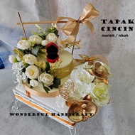 Tapak Cincin Siap Gubah / Tapak Cincin Merisik / tunang / kahwin