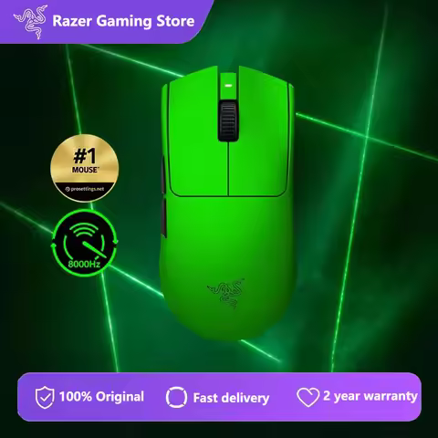 Razer Viper V3 Pro Esports Green Edition Mouse 54g Ultra-lightweight Symmetrical Wireless Gaming Mou