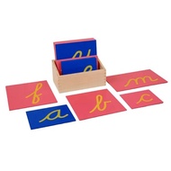 Cursive Sandpaper Letter Montessori