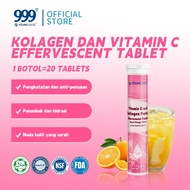 9YOUNG-BASIC Vitamin C And Collagen Protein Effervescent - Sweet Orange Flavor (20 x 3.8g/Tablet)