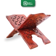 Rehal Kayu Tembaga [Rehal Al-Quran Lipat]