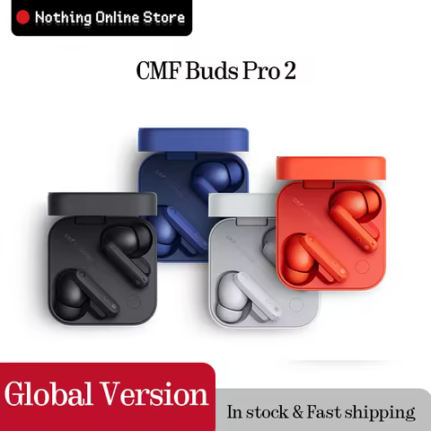 CMF Buds Pro 2 with 50 dB Hybrid Active Noise Cancellation 6 HD MICS