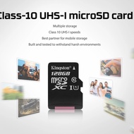 Memory Card Micro Sd Mem Kingston Card 128gb