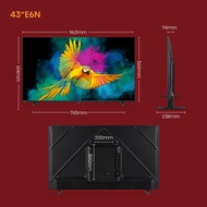 Hisense E6N 43/55/65/75 inch 4K UHD Google TV | Dolby Vision & Audio | DTS VirtualX | MEMC