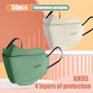 MEIHU777.MY [READY]50pcs KOREA 3D Fish KF94 Mask MIx color 4plymask Fish MASK KF94 Adult Mask Fashio