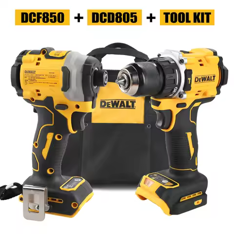 2025 DeWalt lithium brushless electric screwdriver, electric hand drill, impact drill combination ki