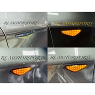 BMW E36 E46 E53 E60 E90 E91 E92 E93 E70 E71 front side fender led lamp light winker cover lip bodyki