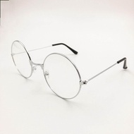 แว่นตากรองแสง กรองแสงบลูไลท์ แว่นตาแฟชั่น Vintage Retro กรอบโลหะ ทรงกลม เลนส์แว่นตา Nerd Geek