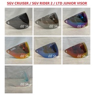 SGV CRUISER / SGV RIDER 2 / LTD JUNIOR / SGV KIDS HELMET VISOR (100% ORIGINAL)