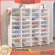 Shoe Rack 8 Tier Shoes Storage Rack Plastic Magic Cube Shoes Cabinet Rak Kasut Bertutup Rak Sepatu
