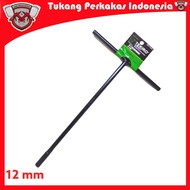 Tekiro 14 mm t-socket wrench, 14 mm black t-socket wrench, tekiro