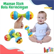 BabyToys Baby Rattle Ball Teether Stick BPA Free Baby Teether/