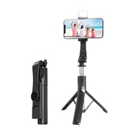 Tongsis Tripod Selfie Stick Remote Action Cam Bluetooth Tongsis (4in1) Tongkat selfie genggam mini t