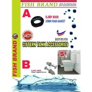 ⭐🚽WC AND CISTERN TANK CERAMIC REPAIR ACCESSORIES  2” inch(50mm) FOAM GASKET/ 7.5cm CLOSE COUPLE SCRE