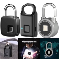 sale Biometric Fingerprint Door Lock Locker Ip65 Mini USB Waterproof Smart Keyless Padlock Locker fo