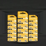แบตเตอรี่นาฬิกาอัลคาไลน์ AG4 LR626 1.55V คุณภาพสูง, 377 SR626 177 626A 377A CX66W, เหมาะสำหรับของเล่