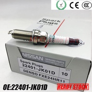 4PCS New 22401-JK01D FXE24HR11 Iridium Spark Plug Fit For Nissan 370Z For INFINITI M37 EX 37 QX50 3.