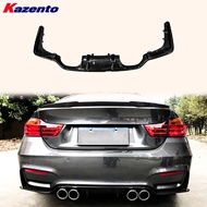 For BMW 4 Series 14-20 F32 F33 F36 (AN Only) Carbon 3D Rear Bumper Diffuser Lip