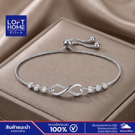 Infinity Class Bracelet Silver Elegant Look Looks Good At Every Angle