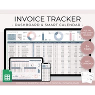 Auto Invoice Generator Editable Template Tracker for Google Sheets Invoice Manager Spreadsheet Busin