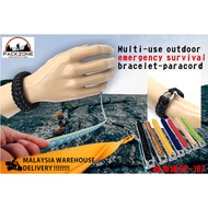 bracelet Multi-use outdoor emergency-survival bracelet.