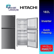 Hitachi 182L 2 Door New Stylish Refrigerator HRTN5198MXMY