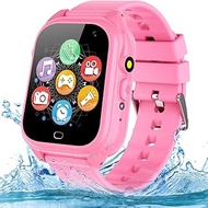 OVV Kids Waterproof Smart Watch Boys Girls Age 3-12 with 26 Game 1.44'' HD Touch Screen Music Player