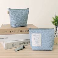 Peanuts史努比絎縫收納包 Snoopy 化妝包 隨行包