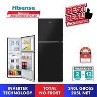 [FREE SHIPPING] Hisense 2 Door Inverter Fridge (240L) RT286N4ABN / Refrigerator / Peti Sejuk 2 Pintu