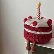 [GENUINE] JELLYCAT CHERI CAKE STUFFED CHERRY BIRTHDAY CAKE