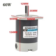 60W DC motor 12V/24V high speed speed regulating motor 2100rpm-3200rpm forward and reverse large tor