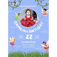 Birthday Ecard Online Digital MURAH 🔥 Animated Theme FAIRY TALE princess| birthday ecard online baby