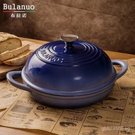 Shallow Pot Stew Pot European Style bulanuo Shallow Stew Pot Brano Cast Iron Pot Baking Non-Stick Pa