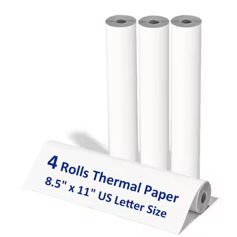 A4 Printing Paper roll Thermal Printer Paper 8.5 X 11 Inch Us Letter Paper Size for M08f M832 Portab