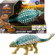 Mattel Jurassic World Camp Cretaceous Roar Attack Ankylosaurus Bumpy Posable Dinosaur Action Figure 