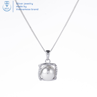 Dây Chuyền Mặt Trai Bạc S925 Xi Bạch Kim Sang Trọng - Trang Sức Cao Cấp HVJ - D160 - M108- N1505202