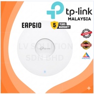 TP-LINK EAP610 AX1800 WIRELESS DUAL BAND CEILING MOUNT ACCESS POINT