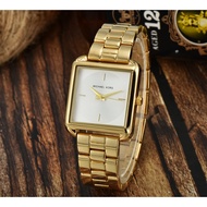 MICHAEL KORS MK Square Watch For Women Ladies Watches Pawnable Orginal Authentic Rose Gold Stainless