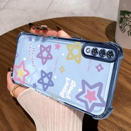 Casing HP For Samsung A50 A50s A30s Case Casing Protective Silicone HP Star Macaron Color Casing Sof