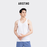Áo tank top nam ARISTINO chất liệu 100% cotton mềm mại thoáng khí kiểu dáng basic dễ kết hợp nhiều t