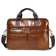BEEGEE CCS2025 high quality genuine cowhide men's office handbag