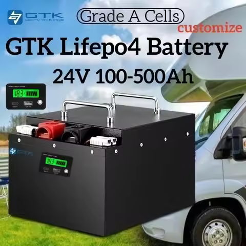 GTK BMS 8S Lifepo4 24V 100Ah 120Ah 150Ah 200ah 300Ah 400Ah 500Ah Battery for 2KW 5KW Inverter Solar 