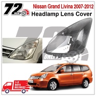NISSAN GRAND LIVINA 2007-2012 HEADLAMP COVER / HEADLIGHT COVER / HEADLAMP LENS / HEADLIGHT LENS